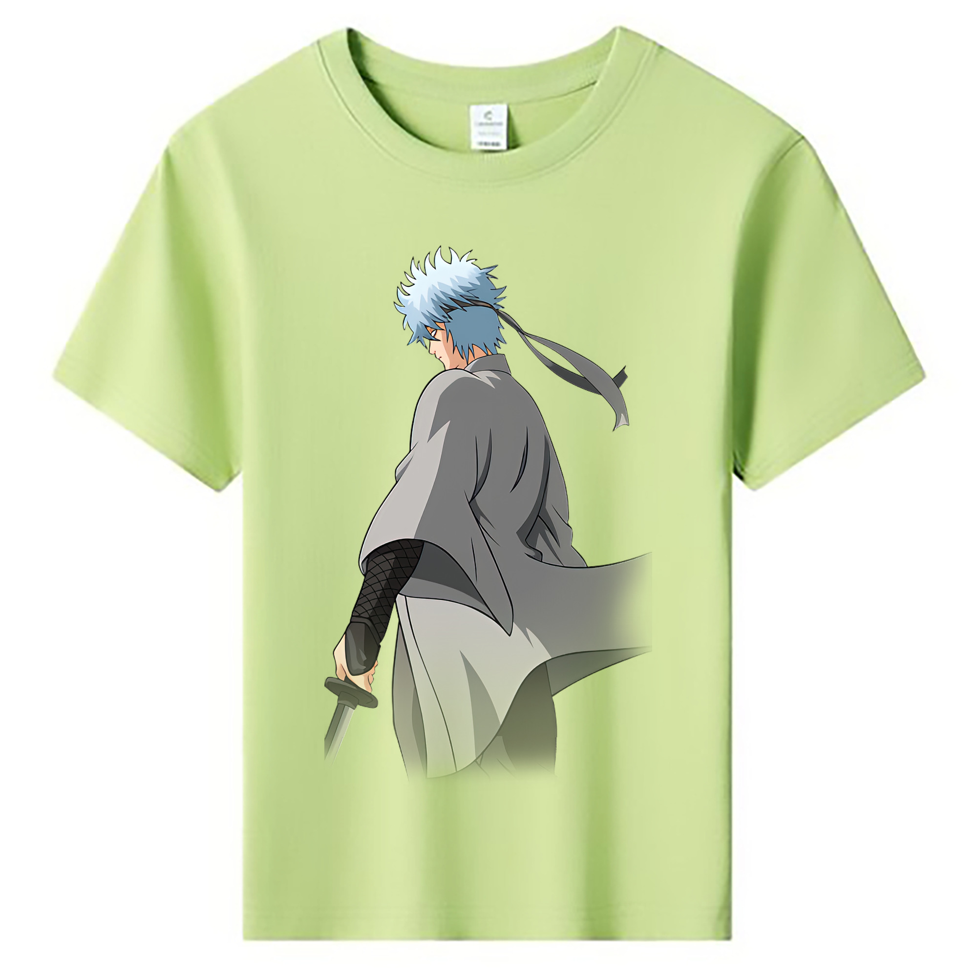 （画像用） ぎんたま 坂田銀時（さかたぎんとき） 神楽 志村新八（しむら しんぱち） GINTAMA Sakata Gintoki Kagura Shimura Shinpachi 綿100％キッズTシャツ（フロントプリント）